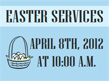 Picture of Easter Services Yard Sign (ESYS#002)