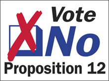 Picture of Vote No Yard Sign (VNYS#002)
