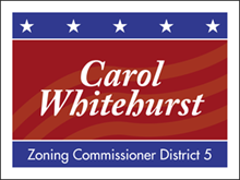 Picture of Zoning Commissioner Yard Sign (ZC2YS#002)