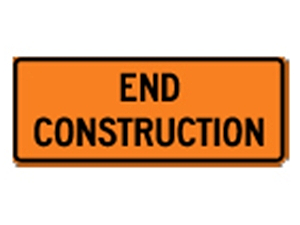 Picture of End Construction Sign (G20-2*33)