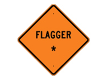 Picture of Flagger Sign (W20-7A*27)
