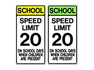 Picture of School Speed Limit Sign (S4-7*19)