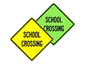 Picture of School Crossing Sign (W-29*16)
