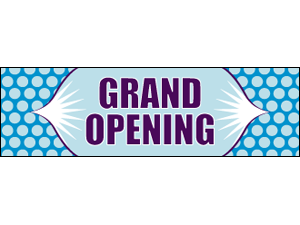 Picture of Grand Opening Banner (GO2B#001)