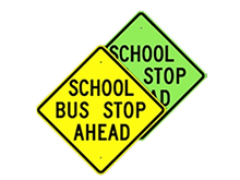 Picture of School Bus Stop Sign (S3-1*22)