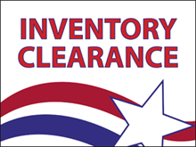Picture of Inventory Clearance Yard Sign (IC2YS#002)
