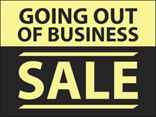 Picture of Going Out Of Business Yard Sign (GOBYS#002)