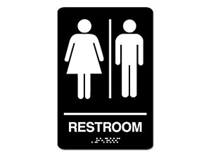 Picture of ADA Braille Women/Men Sign