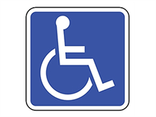 Picture of Handicap Sign (D9-6RA4)