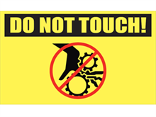 Picture of Do Not Touch Decal (DNTD#003)