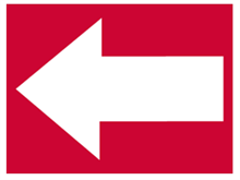 Picture of Left Directional Yard Sign (DLYS#002)