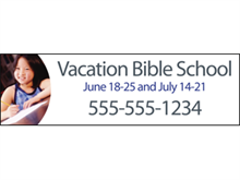 Picture of Bible School Banner (BSB#001)