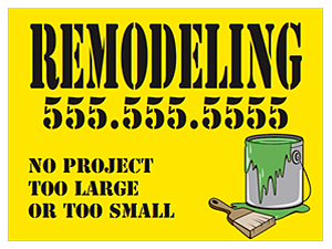 Picture of Remodeling Yard Sign (RMYS#002)