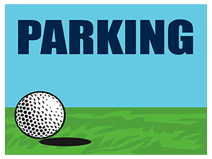 Picture of Golf Tournament Parking Yard Sign (GTPYS#002)