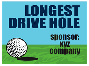 Picture of Longest Drive Hole Sponsor Yard Sign (LDHYS#002)