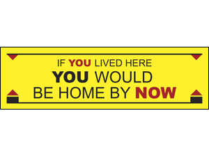 Picture of If You Lived Here Banner (IYLHB#001)