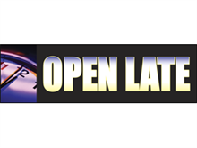 Picture of Open Late Banner (OL2B#001)