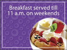 Picture of  Breakfast Served Yard Sign (FSTYS#002)