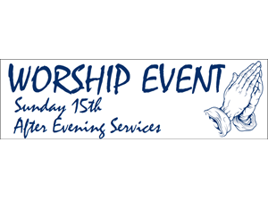 Picture of Worship Event Banner (WEB#001)
