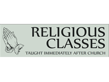 Picture of Religious Classes Banner (RCB#001)