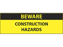 Picture of Beware Construction Label (BCL#003)