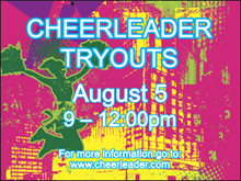 Picture of Cheerleader Tryouts Yard Sign (CTYS#002)