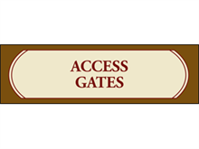 Picture of Access Gates Banner (AGB#001)