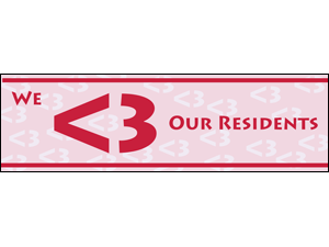Picture of We Love Our Residents Banner (WLORB#001)