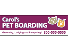 Picture of Pet Boarding Banner (PBB#001)