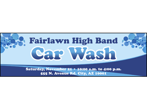 Picture of Car Wash Banner (CWB#001)
