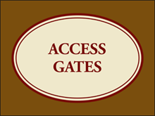 Picture of Access Gates Yard Sign (AGYS#002)