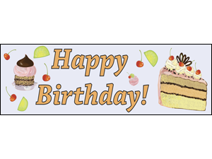 Picture of Happy Birthday Banner (HB2B#001)