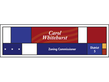 Picture of Zoning Commissioner Banner (ZC3B#001)