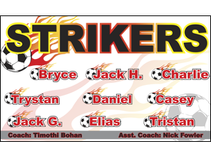 Picture of Strikers Soccer  Banner (S2SB#001)