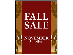 Picture of Fall Sale Poster (FSP#011)