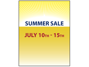 Picture of Summer Sale Poster (SS3P#011)