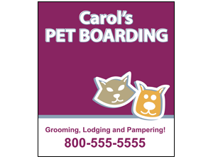 Picture of Pet Boarding Poster (PBP#011)