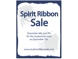 Picture of Spirit Ribbon Sale Poster (SRSP#011)